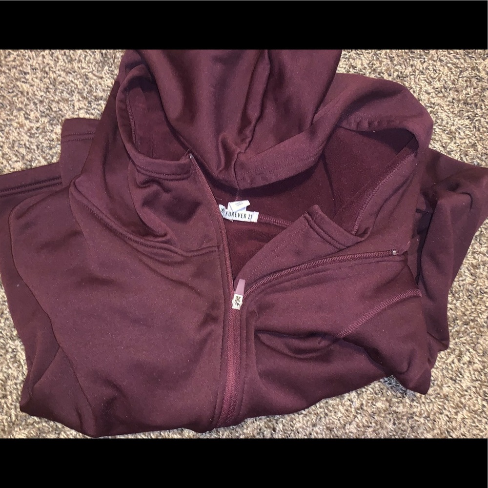 Brand is Forever21, Color is Maroon, Size is M